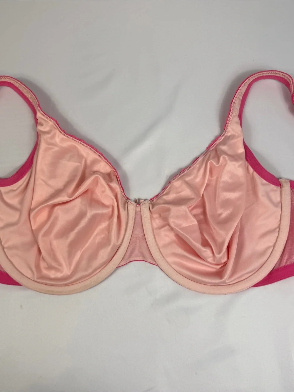 Cacique Lane Bryant 42F Pink Lace Unlined Underwire Bra